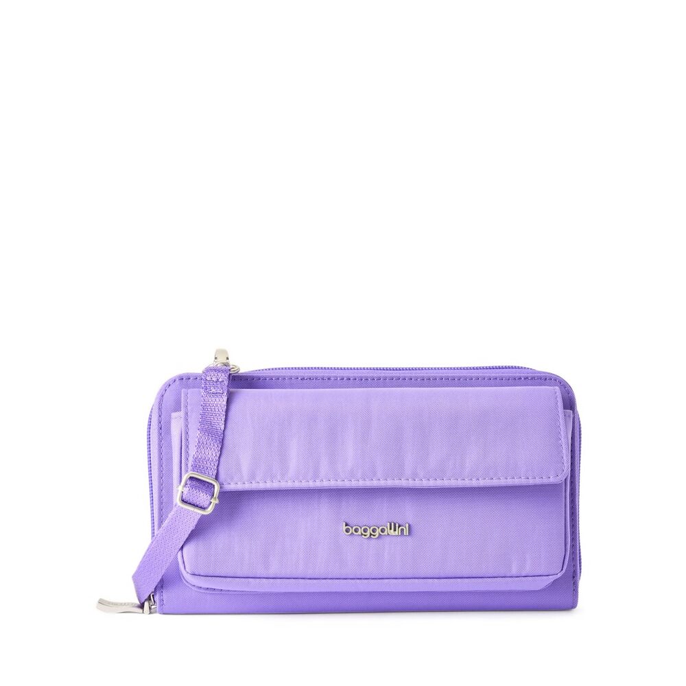 7555 RFID Phone Wallet Crossbody - 8.4"x 4.5" Crossbody Phone Case